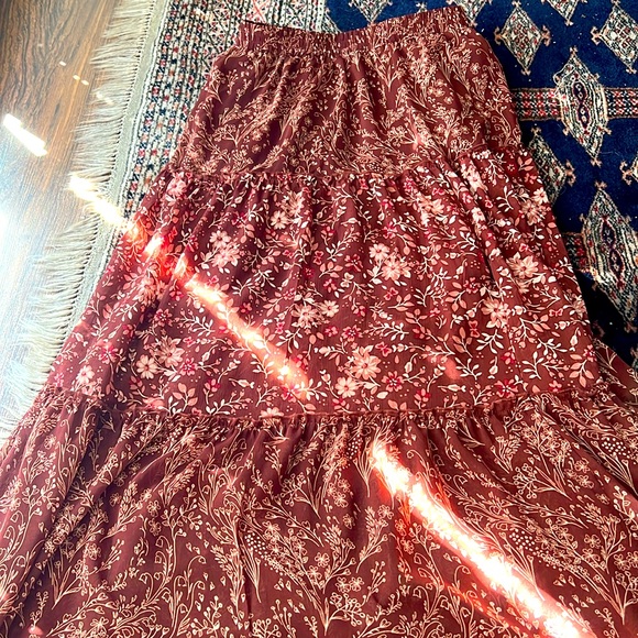 Floral BoHo Skirt - Picture 1 of 2